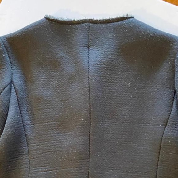 Sundance Jacket Womens Charcoal Black Sweater Back Wool Alpaca Blend, Size M - Picture 5 of 6